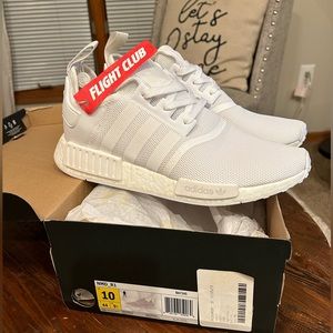 NMD r1, All White, size 10